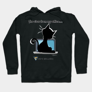 Cat with a view Hoodie